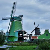 Ветряные мельницы в Зансе-Сханс Нидерланды :: wea *