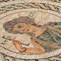 Напольная мозаика в доме Эустолиоса, античный город Курион, Кипр. :: Павел Сытилин