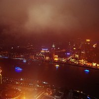 Вид на Шанхай из облаков :: Александр Чеботарь