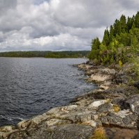 Берег, Ладога, прибой :: Андрей Бобин