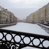 Январь на реке Мойке :: AleksSPb Лесниченко