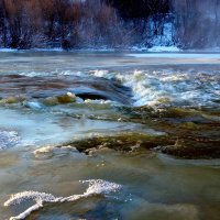 Порог. Река Золотой Китат. Ноябрь :: Владимир Мигонькин