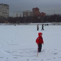 Какой же русский ребенок не любит зиму? :: Андрей Лукьянов