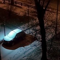 Ночь, улица, фонарь... машина, снег... :: Елена 