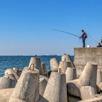 Рыбалка на балтийском берегу :: But684 