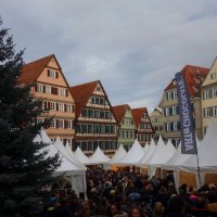 Город Тюбинген, шоколaдный рождественский базар... :: Galina Dzubina