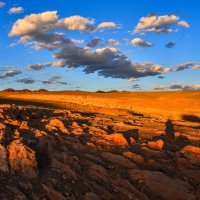 Пустыня Гоби на закате :: Георгий А