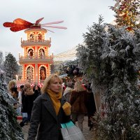 Новогодний лес на Манежной из 130 ёлок! :: Татьяна Помогалова