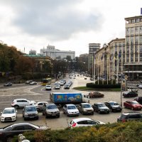 Киев, Европейская площадь.Вид с Владимирской горки :: Олег 