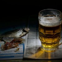 Пиво с рыбой :: Александр Довгий
