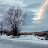 Закат на реке Сок. :: Александр Алексеев