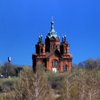 Храм Покрова Пресвятой Богородицы. В селе Малая Грибановка Воронежской области. :: Восковых Анна Васильевна 