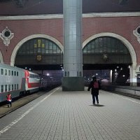 Первый поезд Москва Симферополь с Казанского вокзала. :: Татьяна Помогалова