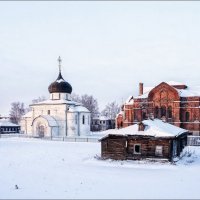 Храм, изба и белая зима... :: марк 
