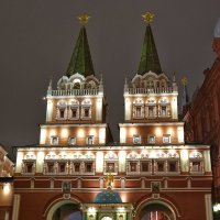 Воскресенские ворота и Иверская часовня, Москва :: Иван Литвинов