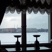 Вид из окна Эрмитажа на Неву (Санкт-Петербург) :: Ольга И