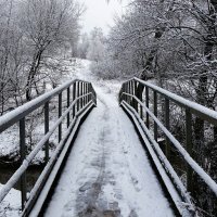 Мост через ручей в городском парке. :: Милешкин Владимир Алексеевич 