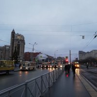 Проспект Энгельса у метро Озерки. :: AMskhalaya 
