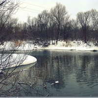 Река в январе. :: Александр Шимохин