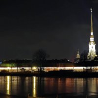 Петропавловская крепость. Вид с Биржевого моста (Санкт-Петербург) :: Ольга И