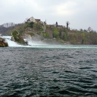 Neuhausen am Rheinfall Рейнский водопад и замок Schloss Laufen Швейцария :: wea *