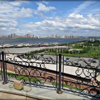 Вид со смотровой площадки Кремля на г.Казань :: Ольга Митрофанова