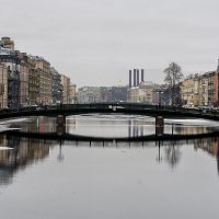 Красноармейский мост. Февраль. :: Александр 