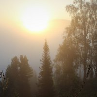 Восходит солнышко в тумане :: Сергей Чиняев 
