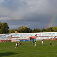 Радуга над футбольным полем... :: Андрей Хлопонин