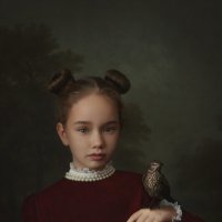 Девочка и птица :: Юлия Дурова