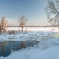 Февраль на реке Клязьме :: Валерий Иванович