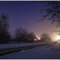 Блеск фонарей в тумане :: Антон Сологубов