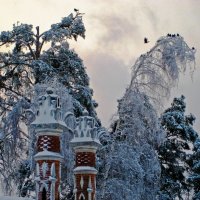 Снежная зима в Царицыно. :: Борис Бутцев