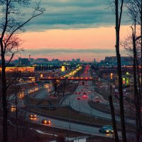 Городской пейзаж вечернего Петербурга :: Дарья Меркулова