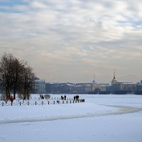 Вид на Неву с Мытнинской набережной (Санкт-Петербург) :: Ольга И