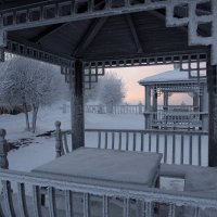 Морозное утро в Листвянке. Байкал. :: Елена Савчук 