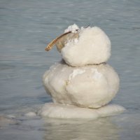 "Снеговик" из соли Мертвого моря! :: Герович Лилия 