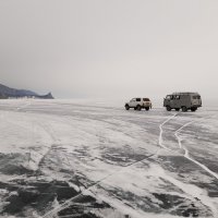 Экскурсия на зимний Байкал(поселок Листвянка - бухта Песчаная) :: Галина Минчук