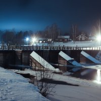 Вечер на реке :: Сергей Кочнев