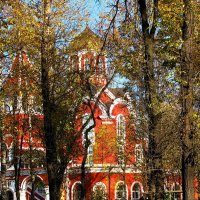 Храм Благовещения Пресвятой Богородицы в Петровском парке. :: Татьяна Беляева