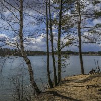 Апрель на озере :: Сергей Цветков