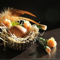 Яйцо с гвоздикой. :: Нина Сироткина 