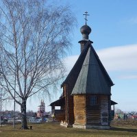 Никольская церковь из села Глотово :: Лидия Бусурина