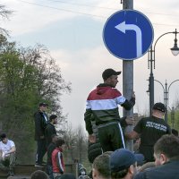 Обязательное движение НАЛЕВО. События от 20/04/20 во Владикавказе. :: Олег Стасенко