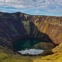 Керид  — кратерное озеро на юге Исландии... :: Александр Вивчарик