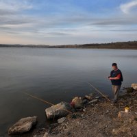 Рыбалка у нас на озере ... :: Евгений Хвальчев