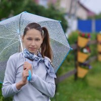 Портрет девочки с зонтом :: Любовь Гулина