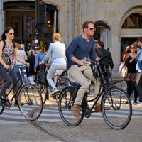 Популярное средство передвижения в Амстердаме :: Нина Синица