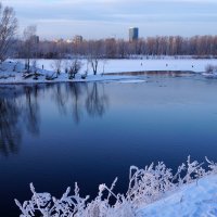 Зима любит глубокий синий в обрамлении белого :: Екатерина Торганская