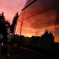 авто в закатном зареве :: Александр Прокудин
